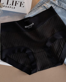 Calcinha de algodão sem costura antibacteriana - [Kit com 5 unidades] + Frete Grátis