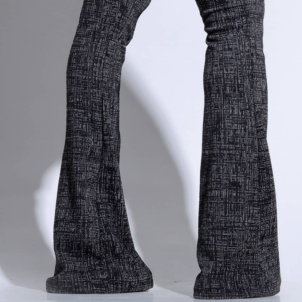 Calça Modeladora Flare Cós Alto Mescla