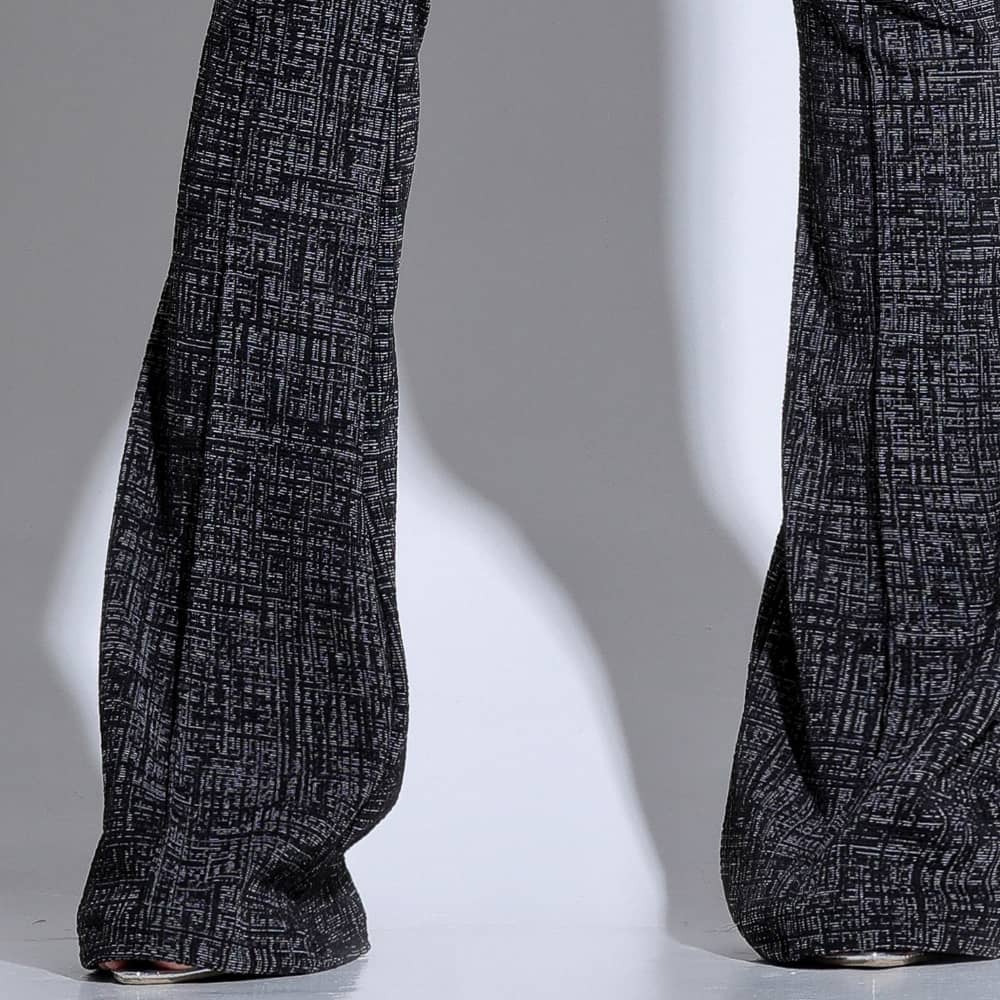 Calça Modeladora Flare Cós Alto Mescla