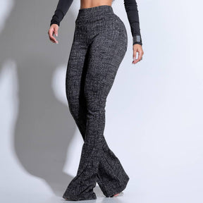 Calça Modeladora Flare Cós Alto Mescla