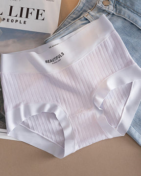 Calcinha de algodão sem costura antibacteriana - [Kit com 5 unidades] + Frete Grátis